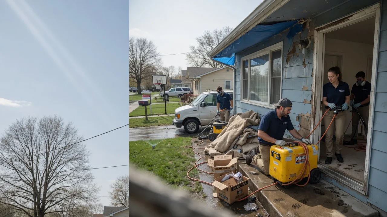 Basement Flood Cleanup in Rock Falls, IL near me